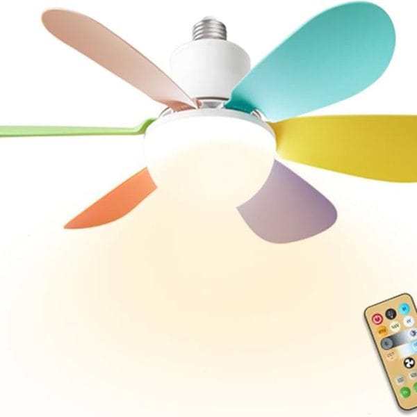 VENTILADOR DE TECHO, MULTICOLOR