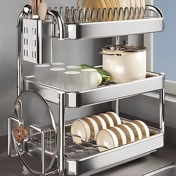 ESCURRIDOR DE PLATOS 3 NIVELES