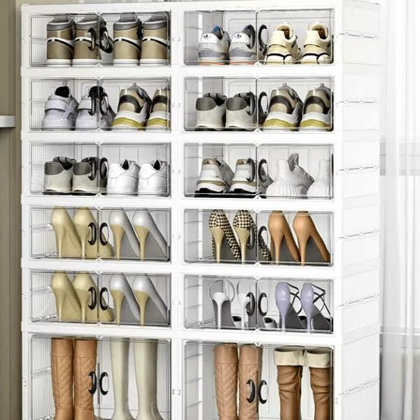 ZAPATERA PLEGABLE DOBLE 6 NIVELES