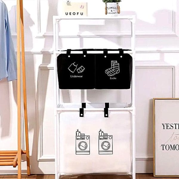 CESTA PARA ROPA 3 NIVELES